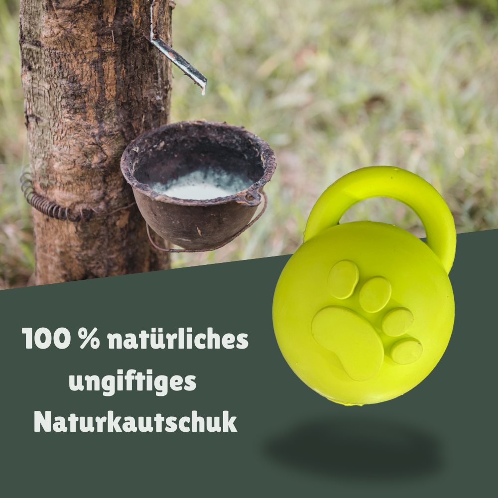 Spielball Pfötchen - 100% Naturkautschuk