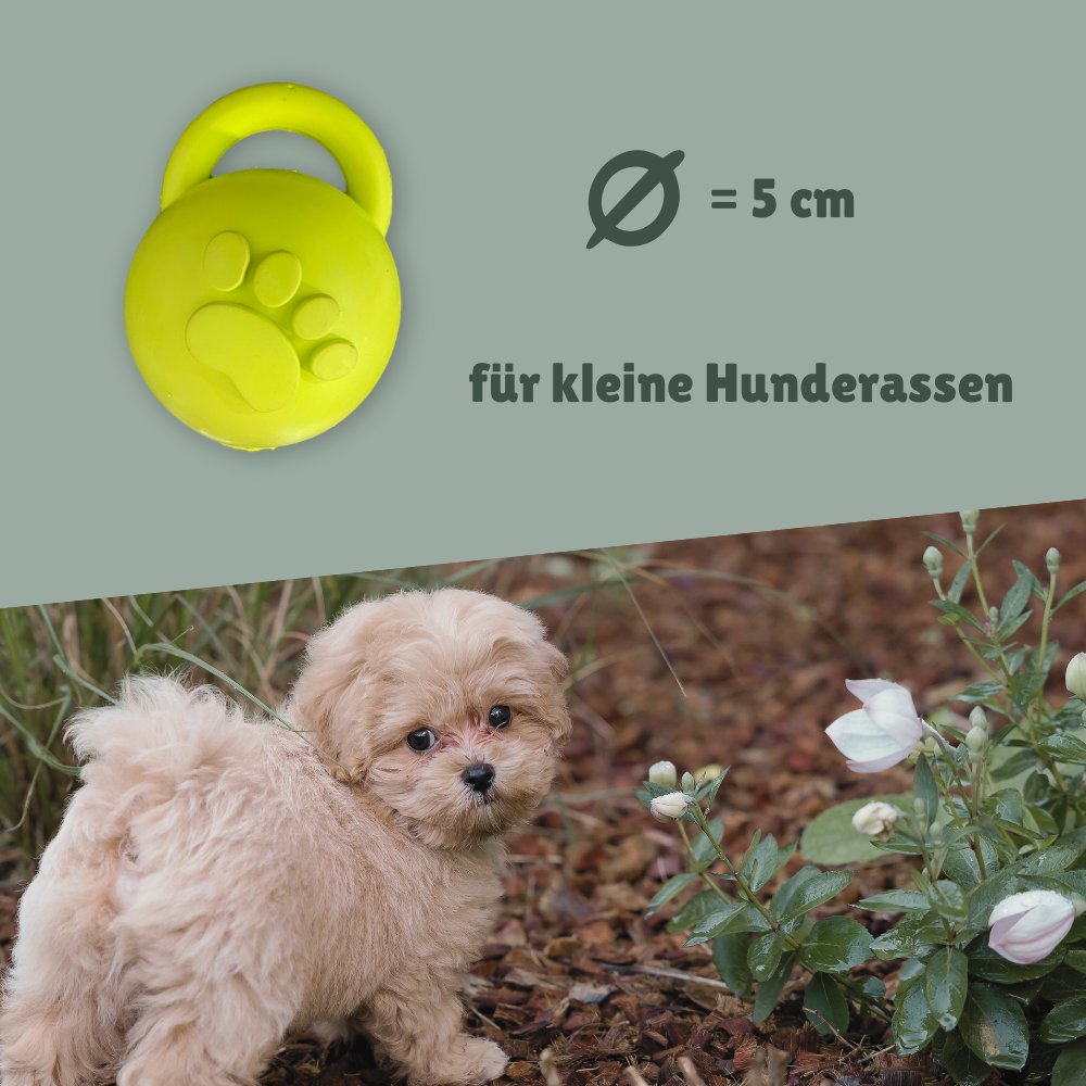 Spielball Pfötchen - 100% Naturkautschuk