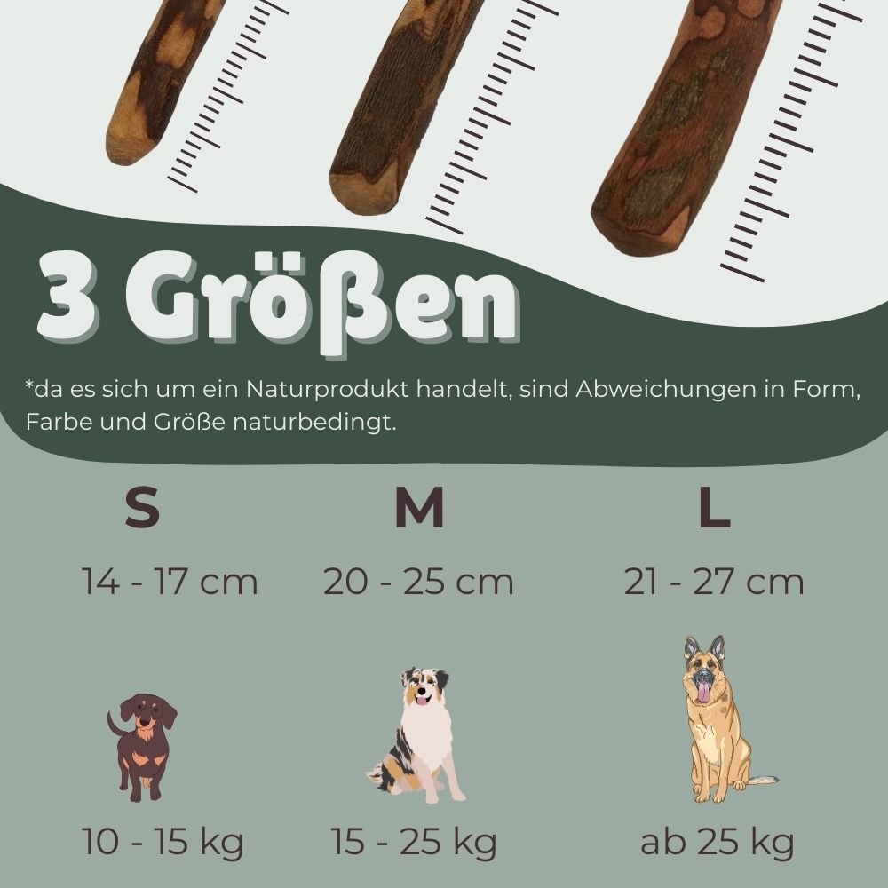 3er Set - Kaustab aus Olivenholz